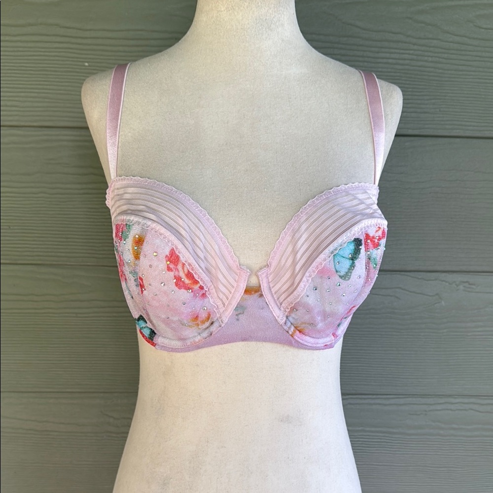 Savage X Fenty Garden of Eden Lightly Lined Bra - Size 36DD